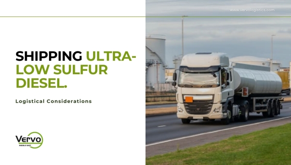 ULSD's purity renders it 7 times more prone to oxidative degradation in extended transport. Here is how we maintain operational precision while handling ULSD. By Vervo Middle East for Diesel shipping services from middle east